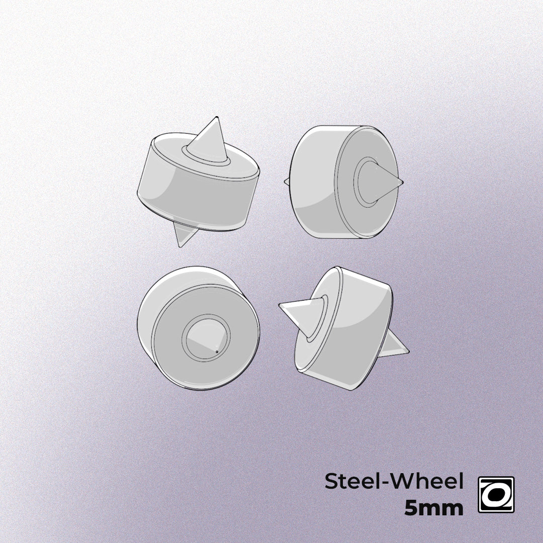 1x Steel-Wheel 5mm
